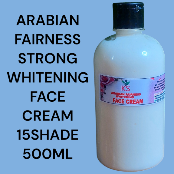 ARABIAN FAIRNESS WHITENING FACE CREAM STRONG WHITENING 15SHADE 500ML