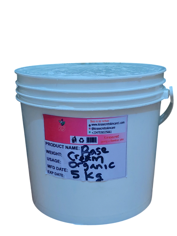 BASE CREAM Thick ORGANIC 5KG For SkinCare Production