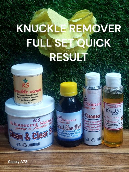 KNUCKLE REMOVER FULL SET QUICK RESULT 1.4KG TO fade dark elbow, feels,hands fast