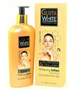 GLUTA WHITE GLUTATHIONE and COLLAGEN WHITENING BODY LOTION 250ML