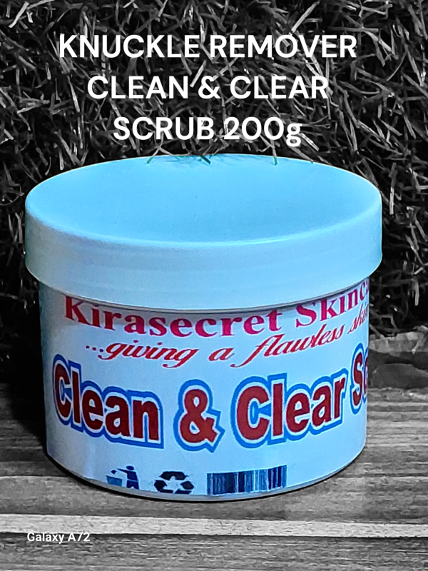 KNUCKLE CLEAN & CLEAR REMOVER SCRUB 200g