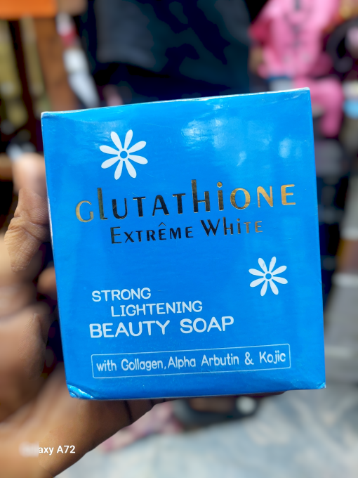 GLUTATHIONE EXTREME WHITE STRONG LIGHTENING BEAUTY SOAP ABEBI 200g