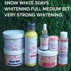 SNOW WHITE 3DAYS WHITENING FULL MEDIUM SET 15SHADES VERY STRONG WHITENING,It whiten and clear darkspot out of the Skin 1.7kg