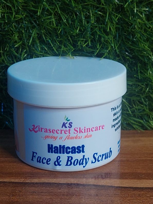 HALFCAST STRONG FACE AND BODY WHITENING SCRUB 15 Shades 200G
