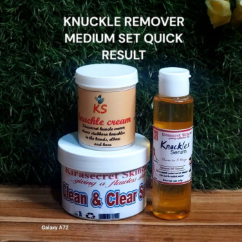 KNUCKLE REMOVER MEDIUM SET QUICK RESULT 600g to fade dark knuckle feets ,hands ,Elbow