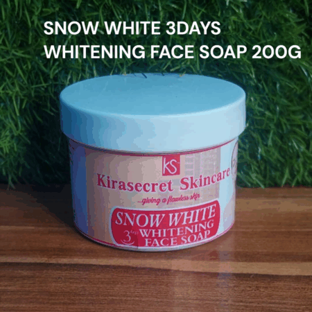 SNOW WHITE 3DAYS WHITENING FACE SOAP 15shade VERY STRONG WHITENING It Clear Blemishes,darkspot and Whiten the face 200G