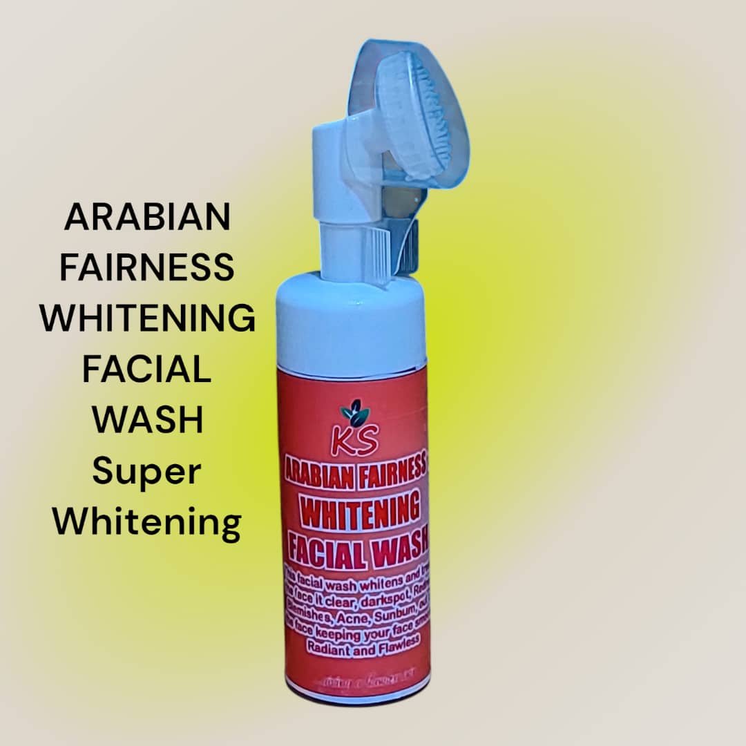 ARABIAN FAIRNESS WHITENING FACIAL WASH 200ml Super Whitening It fades ACNE,Darkspot ,Blemishes, Hyperpigmentation out of the Face
