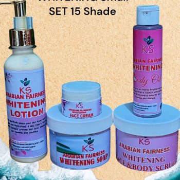 ARABIAN FAIRNESS WHITENING Small SET 15 Shade 1.1kg Super Skin Whitening It Lighten and Whiten the Skin very fast