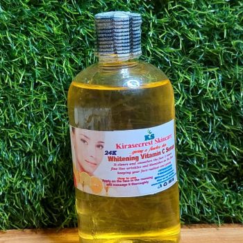 24k WHITENING VITAMIN C SERUM 500ML to Clear Wrinkle ,Dryness, dull skin Darkspot ,Blemishes, wrinkle out of your face