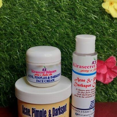 ACNE PIMPLE AND DARKSPOT REMOVER FACE SET 600gram it Clears the face very Fast