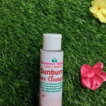 SUNBURN FACE CLEANSER QUICK RESULT 100ml it Fades old sunburn out of the Face Fast