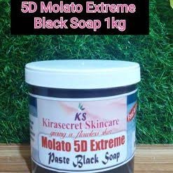 MOLATO EXTREME WHITENING BLEACHING BLACK SOAP 1KG Super Whitening