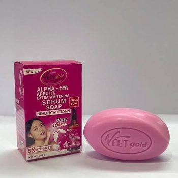 VEETGOLD GLUTA HYA EXTRA WHITENING SERUM SOAP 200g