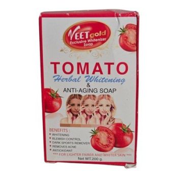 VEETGOLD TOMATO HERBAL WHITENING & ANTIAGEING SOAP 200g