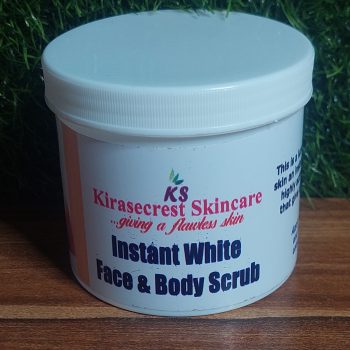 INSTANT WHITE FACE AND BODY SCRUB 15 Shades VERY STRONG WHITENING 400G