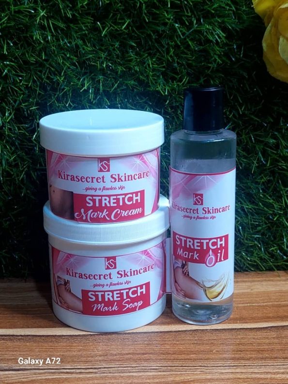 STRETCHMARK REMOVER SET BIG SET QUICK RESULT 1Kg It Fades and Clears Old Stretchmark and Scars Very Fast