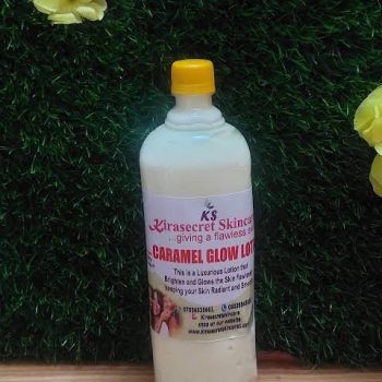 CARAMEL GLOW BODY BRIGHTENING LOTION 1Litre Very NOURISHING, Glowing on the skin