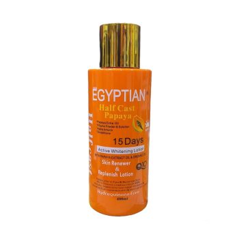 EGYPTIAN HALFCAST PAPAYA 15DAYS ACTIVE WHITENING LOTION 400ml
