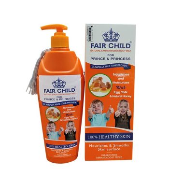 FAIR CHILD NATURAL MOISTURIZING BODY MILK WITH EGG YOLK & NATURAL HONEY LOTION 400ml