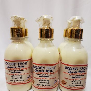 GOLDEN FACE BEAUTY MILK SUPER LIGHTENING BODY MILK LOTION 250ml