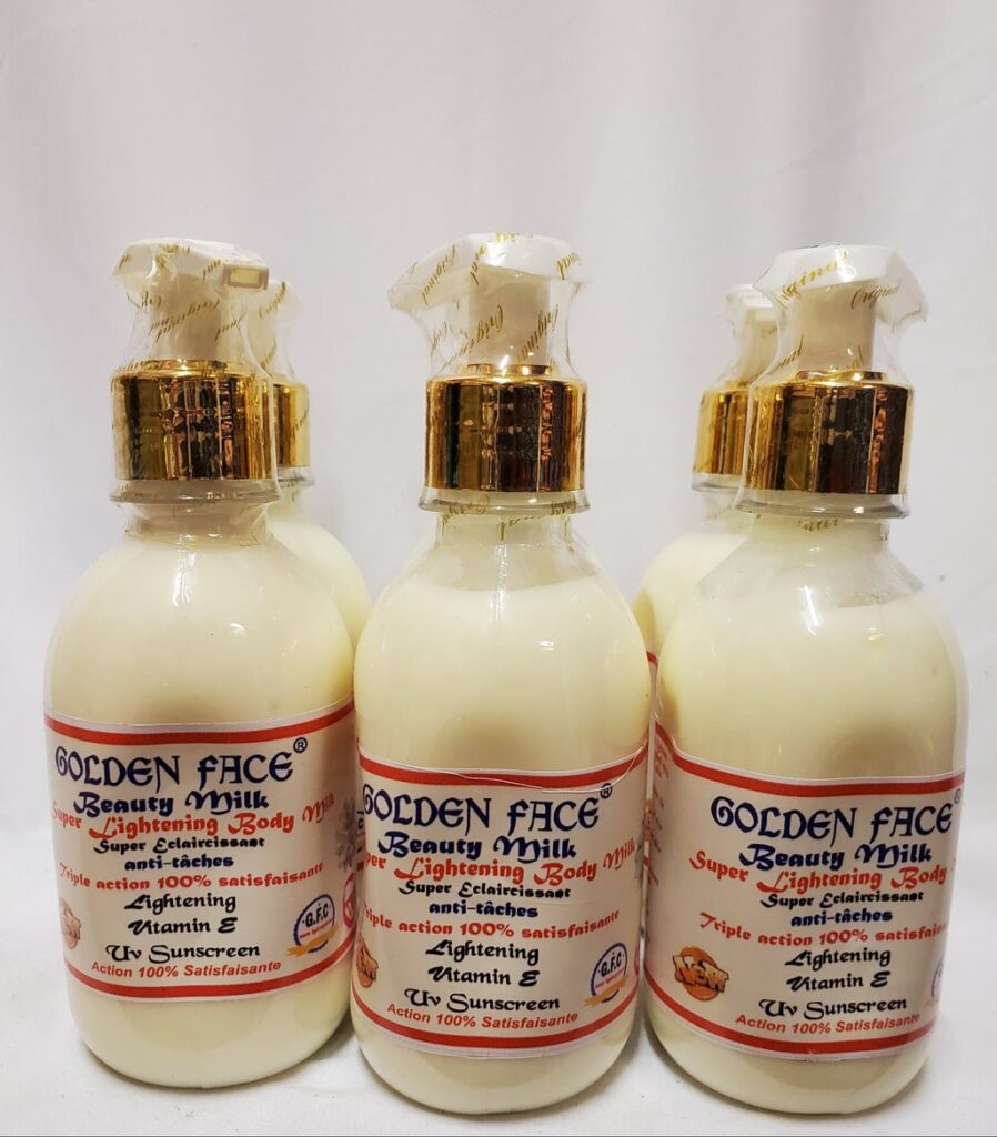 GOLDEN FACE BEAUTY MILK SUPER LIGHTENING BODY MILK LOTION 250ml