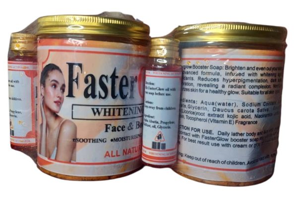 FASTER GLOW WHITENING SOAP 500g