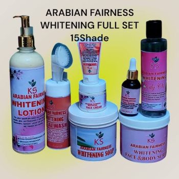 ARABIAN FAIRNESS WHITENING FULLER SET 15shade 2.5kg Super Skin Whitening