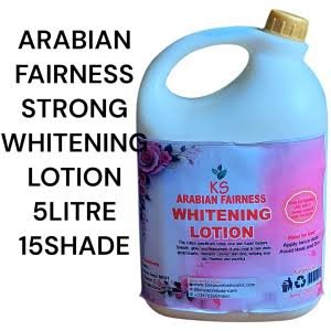 ARABIAN FAIRNESS WHITENING LOTION STRONG WHITENING 15SHADE 5LITER Super skin Whitening