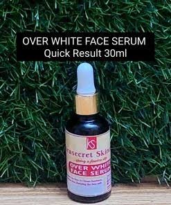 OVER WHITE FACE SERUM QUICK RESULT 30ml to Whiten and clear Blemishes out of the face