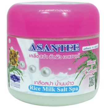 ASANTEE RICE  MILK SPA SALT SCRUB 400g