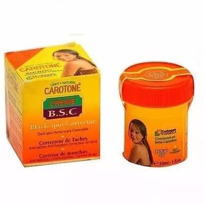 CAROTONE BLACKSPOT CORRECTOR FACE CREAM BSC 30g It LIGHTENING the Face and Clear Soot out of the Face
