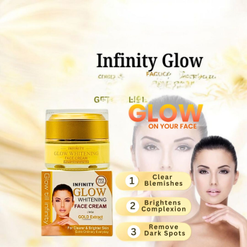 INFINITY GLOW WHITENING FACE CREAM with GOLD EXTRACT 50g