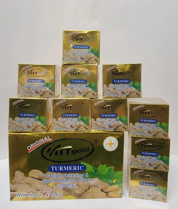 VEETGOLD TURMERIC WHITENING FACE CREAM SPF 18 50G