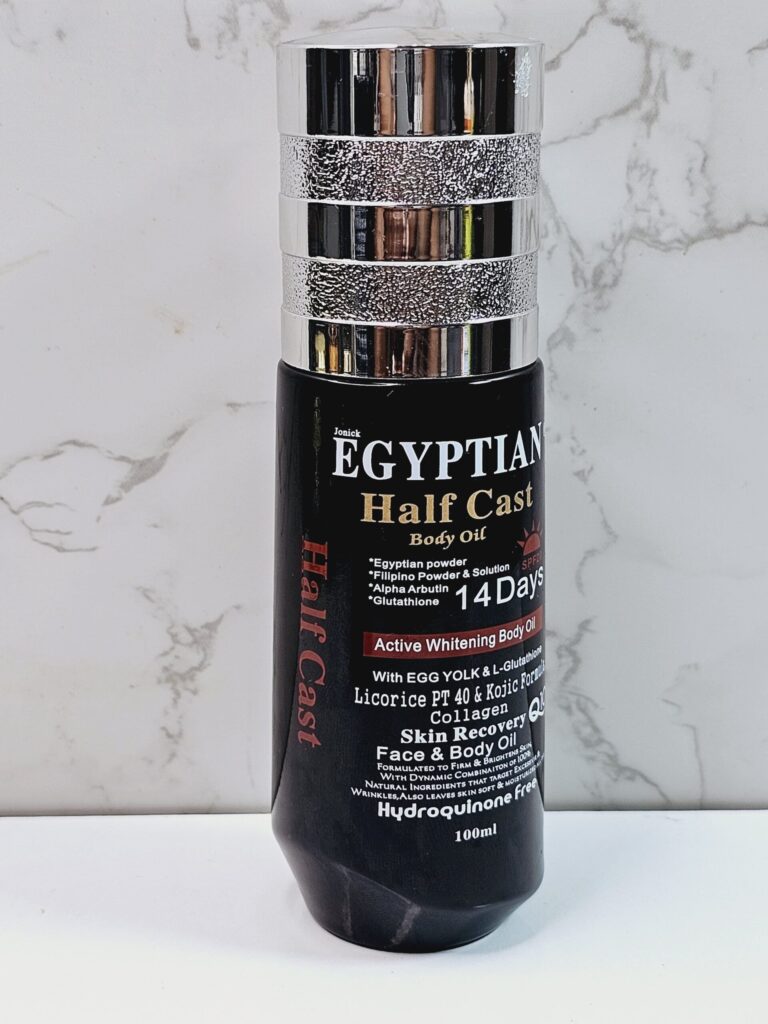 EGYPTIAN HALFCAST WHITENING BODY OIL 100ml