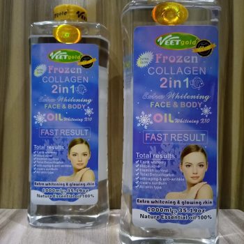 VEETGOLD FROZEN COLLAGEN 2 IN 1 WHITENING OIL 1 LITER