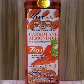 VEETGOLD CARROT & ALMOND OIL 1LTR