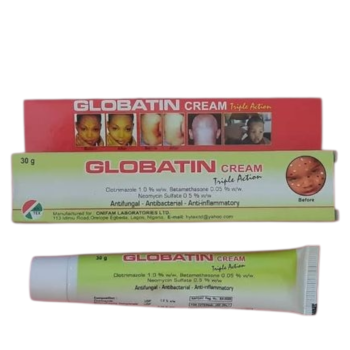 GLOBATIN TRIPLE ACTION CREAM For ANTI FUNGAL and ANTI BACTERIA 30g