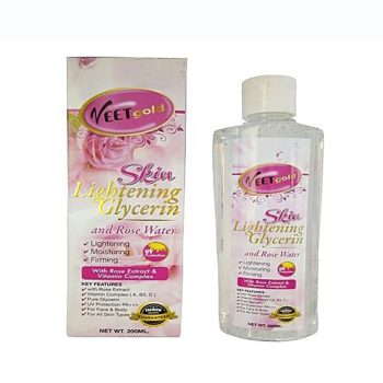 VEETGOLD SKIN LIGHTENING GLYCERINE AND ROSE WATER 200ml