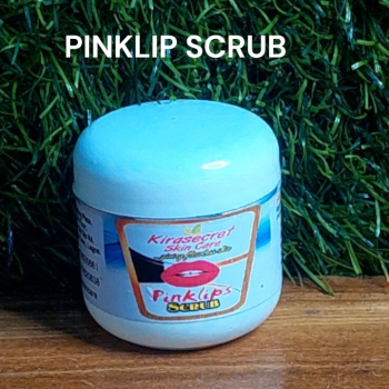 PINKLIP SCRUB 80G it Clears dry and Crack ,dark lip away keeping the Lip Moisturised and Soft and Pink