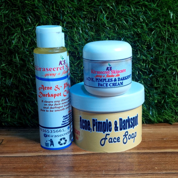 ACNE PIMPLE AND DARKSPOT REMOVER FACE SET 600gram it Clears the face very Fast