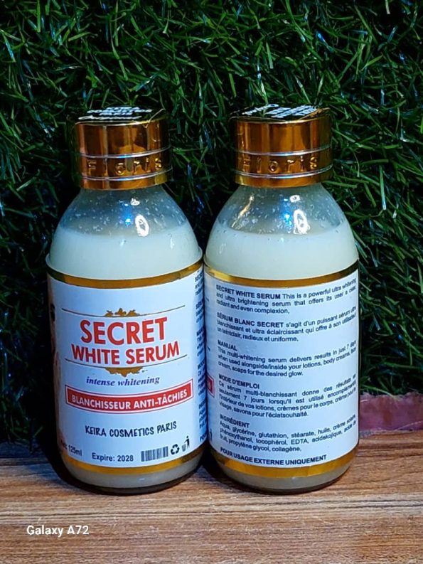 SECRET WHITE STRONG WHITENING SERUM 125ml FAST ACTION