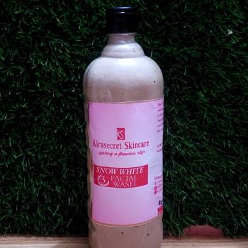 SNOW WHITE 3DAYS WHITENING FACIAL WASH 15shade VERY STRONG WHITENING It Clear Blemishes,darkspot,Redness and Whiten the face 1LITER