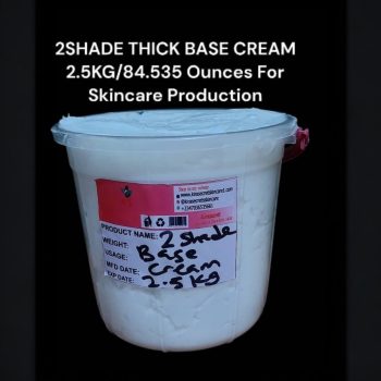 BASE CREAM 2 SHADES Thick BASE CREAM 2.5KG for your Skincare Production
