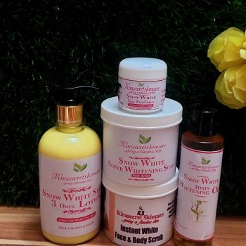 SNOW WHITE 3DAYS WHITENING FULL SET 15SHADES VERY STRONG WHITENING,It whiten and clear darkspot out of the Skin 2kg