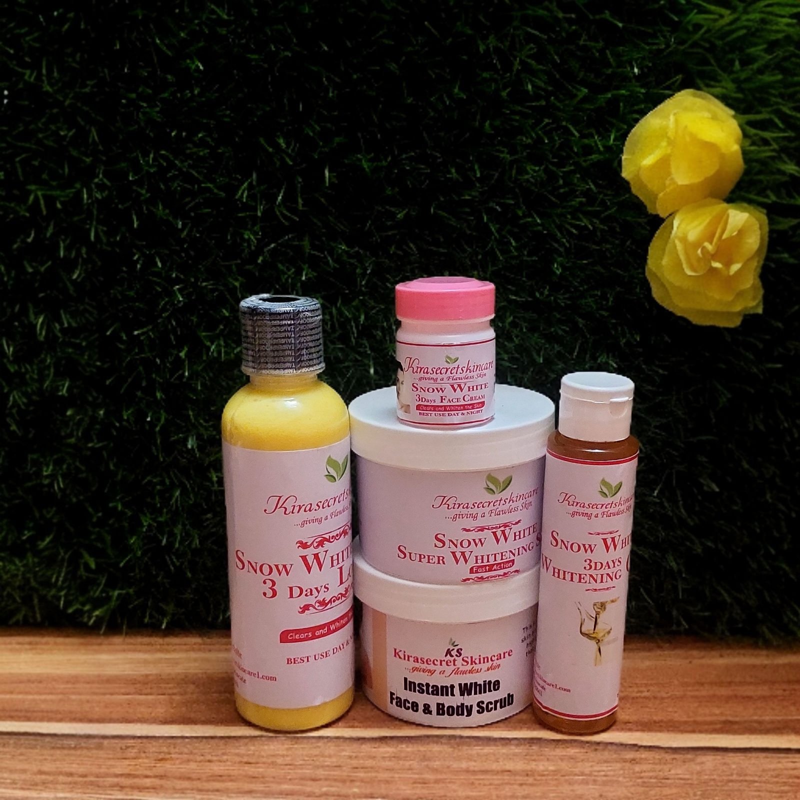 SNOW WHITE 3DAYS WHITENING MEDIUM SET 15SHADES VERY STRONG WHITENING,It whiten and clear darkspot out of the Skin 1.4kg