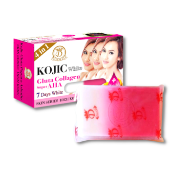 KOJIC WHITE GLUTA COLLAGEN AHA WHITENING SOAP 200g