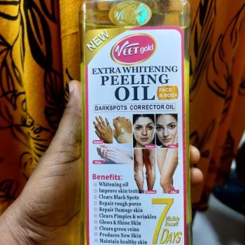 VEETGOLD EXTRA WHITENING PEELING OIL 1LITER