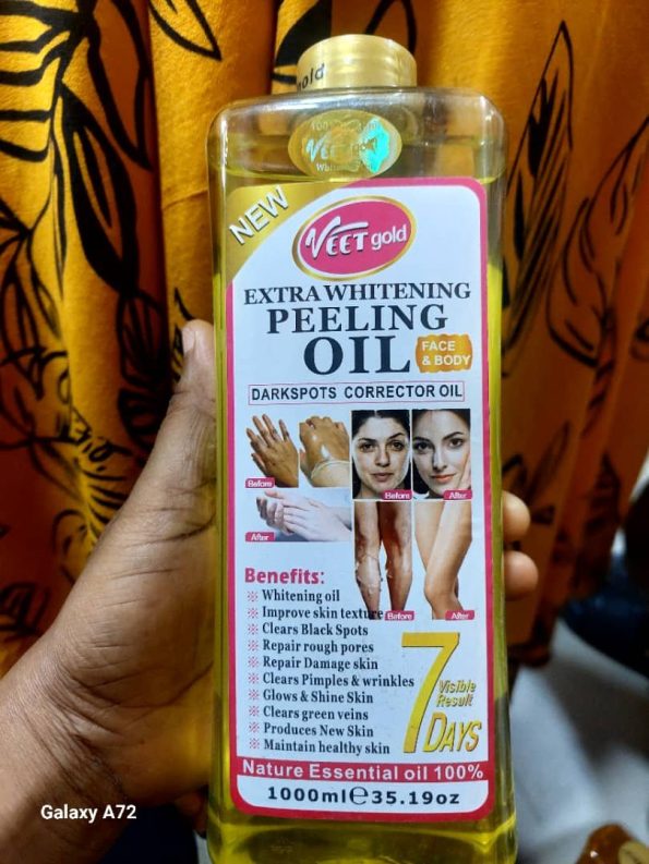 VEETGOLD EXTRA WHITENING PEELING OIL 1LITER