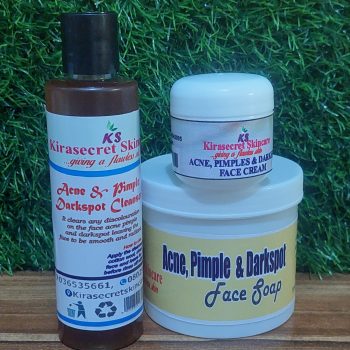 ACNE PIMPLE AND DARKSPOT REMOVER FACE BIG SET
900 gram it Clears the face very Fast