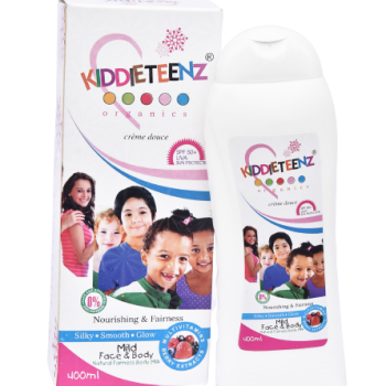 KIDDIES TEENZ MILD FACE AND BODY NATURAL FAIRNESS MILK LOTION 400ML